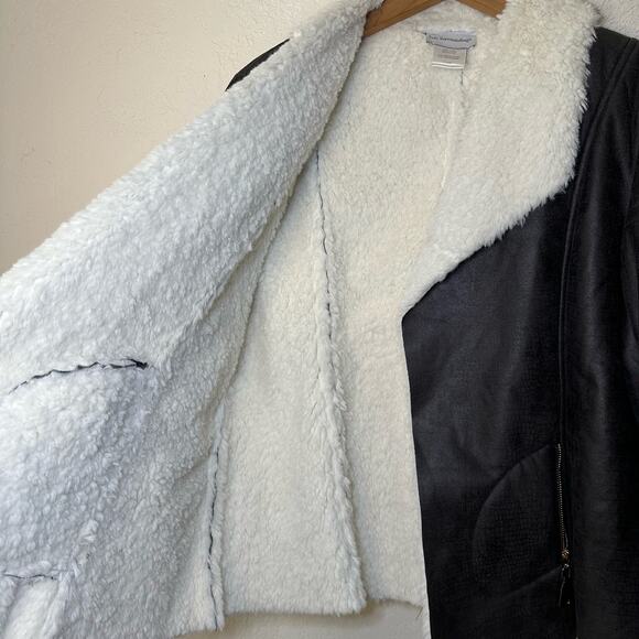Soft Surroundings Black Jacket with Cream Lining - Picture 7 of 7